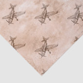 ontkoppeling van het vliegtuig en het krantenpapi tissuepapier (Detail)