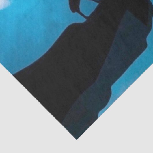 Ontkoppeling van Howling Wolf Tissuepapier (Detail)