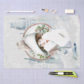 Ontkoppeling van kerstdame Holly Old World Castle Tissuepapier (Craft)