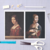 Ontkoppeling van klassieke kunstvrouwen tissuepapier (Craft)