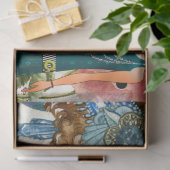 Ontkoppeling van kunstschilderwerk tissuepapier (Geschenk)