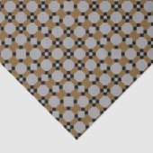  ontkoppeling van kunstwerken met grijs goudpatroo tissuepapier (Detail)