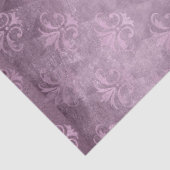 Ontkoppeling van lavender Fleur de Lis Damask Tissuepapier (Detail)