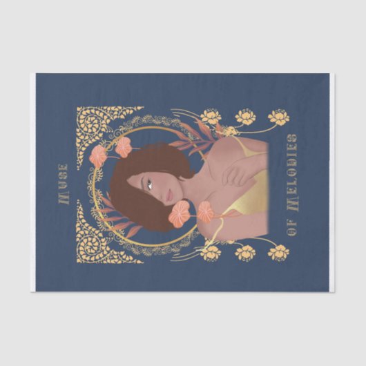 Ontkoppeling van melodieën tissuepapier (Voorkant)