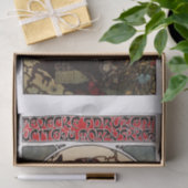  ontkoppeling van Mucha-kunst Tissuepapier (Geschenk)