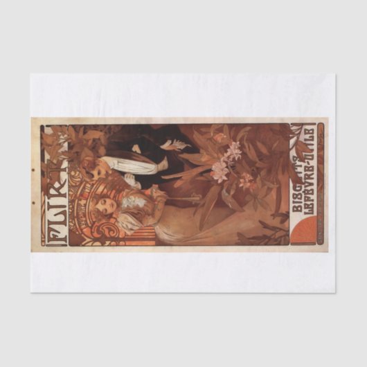  ontkoppeling van Mucha-kunst Tissuepapier (Voorkant)