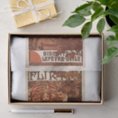  ontkoppeling van Mucha-kunst Tissuepapier (Geschenk)