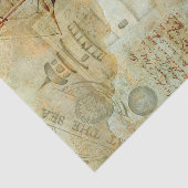 Ontkoppeling van Nautical Light House Ocean Ship S Tissuepapier (Detail)