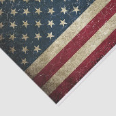 ontkoppeling van noodvlag aan amerikaanse overheid tissuepapier (Detail)