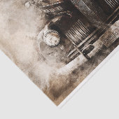 ontkoppeling van oude auto tissuepapier (Detail)