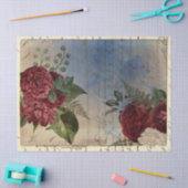  ontkoppeling van rode bloemen tissuepapier (Craft)