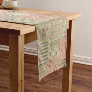 ontkoppeling van Shabby Chic Cherry Korte Tafelloper