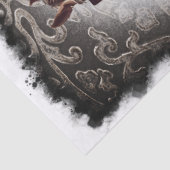 Ontkoppeling van trekpaarden tissuepapier (Detail)