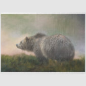 ontkoppeling van wilde dieren in het grizzly-Beer Tissuepapier (Voorkant)