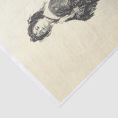 Ontkoppeling van wilde vrouwen tissuepapier (Detail)