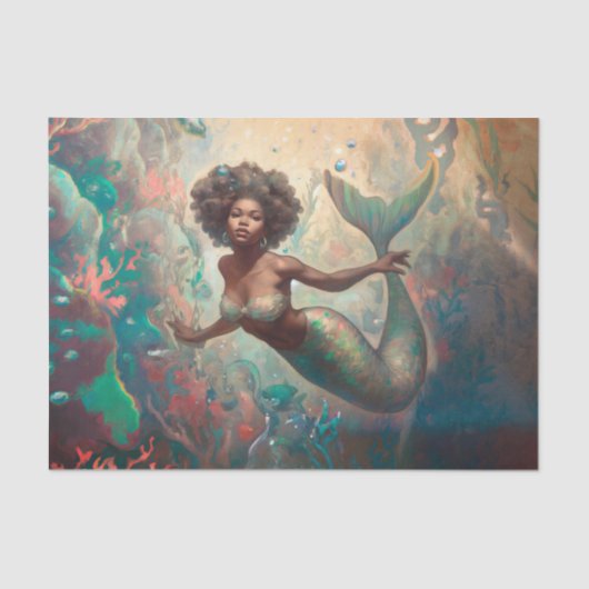  ontkoppeling van zeemeerminnen tissuepapier (Voorkant)