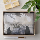 Ontkoppeling van zwarte paarden tissuepapier (Geschenk)