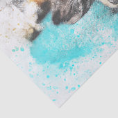 Ontkoppeling Waterverf Dachshund Tissuepapier (Detail)