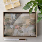 ontkoppelingspagina Waterverf vogel ontkoppeling Tissuepapier (Geschenk)