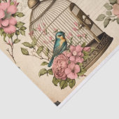 ontkoppelpapier Roze vlekvlinders Tissuepapier (Detail)