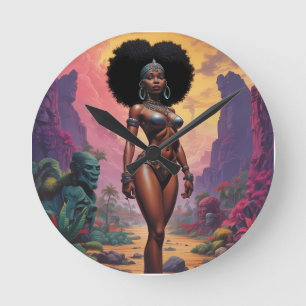 Ontlast door wat er is geweest - Ken Gage Art Ronde Klok