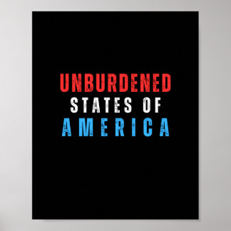 Ontlast Staten van Amerika Tekst Poster