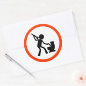 Ontlastingszone Ronde Sticker (Envelop)
