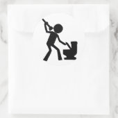 Ontlastingszone Ronde Sticker (Tas)