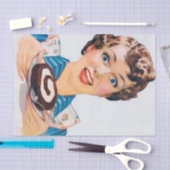 ontledingsretro dameskoeken bakken tissuepapier (Craft)