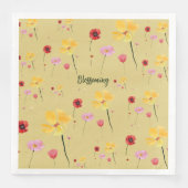 Ontluikend patroon servet (Voorkant)