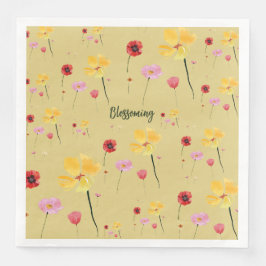 Ontluikend patroon servet