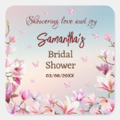 Ontluikende Romance - Trouwfeest Sticker (Voorkant)