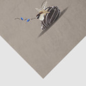 Ontmanteling kust Elegant Modern Beige Brown Tissuepapier (Detail)