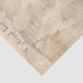 Ontmantelingspagina Paris Collage Tissuepapier (Detail)