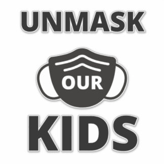 Ontmaskeren van onze kinderen sticker