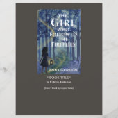 Ontmoet de Auteur Evenement Aangepaste QR-code voo Flyer (Achterkant)