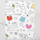 Ontmoet de leraar Modern Terug naar School Flyer (Achterkant)