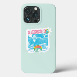 Ontmoet me bij Central Perk Neon Grafisch iPhone 13 Pro Hoesje