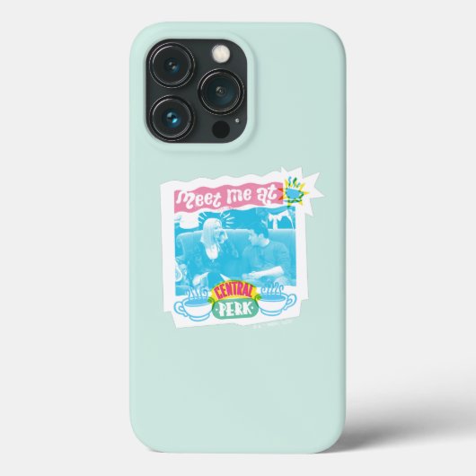 Ontmoet me bij Central Perk Neon Graphic Case-Mate iPhone Case (Achterkant)