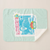 Ontmoet me bij Central Perk Neon Graphic Sherpa Deken (Voorkant (horizontaal))