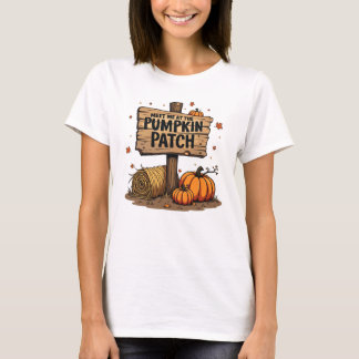 Ontmoet me bij de pompoenpleister - Rustieke Herfs T-shirt