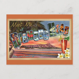 Ontmoet me bij Diamond Head Briefkaart