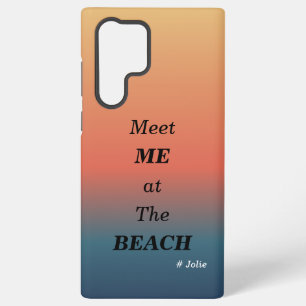 Ontmoet Me Bij Het Strand Zomer Strand Zonsopgang Samsung Galaxy Hoesje