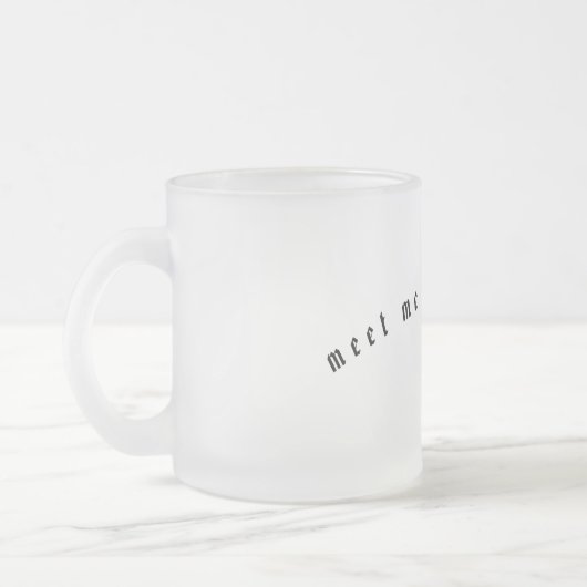 ontmoet me bij Midnight Frosted Mok (Links)