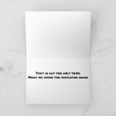 ** ONTMOET ME BINNENKORT ONDER DE MISTLETOE** KAART (Binnen)