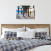 Ontmoet me hier! canvas afdruk (Insitu (Slaapkamer))