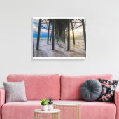 Ontmoet me hier! canvas afdruk (Insitu (Woonkamer))