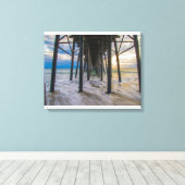 Ontmoet me hier! canvas afdruk (Insitu (Houten vloer))