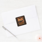 Ontmoet me in de Pumpkin Patch Vierkante Sticker (Envelop)