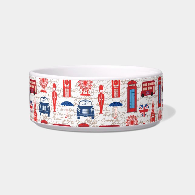 Ontmoet me in London Pet Bowl Voerbakje (Rechts)